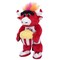 Bleacher Creatures Chicago Bulls Benny the Bull 10" Mascot Plush Figure (Popcorn)